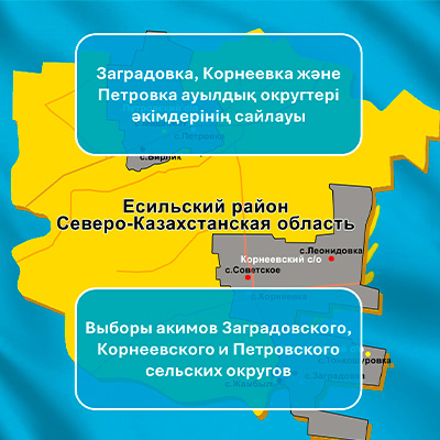 Выборы акимов с/о 15 июня 2025 года